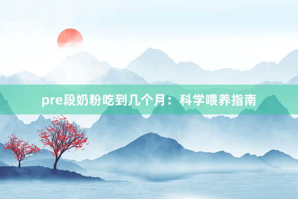 pre段奶粉吃到几个月：科学喂养指南